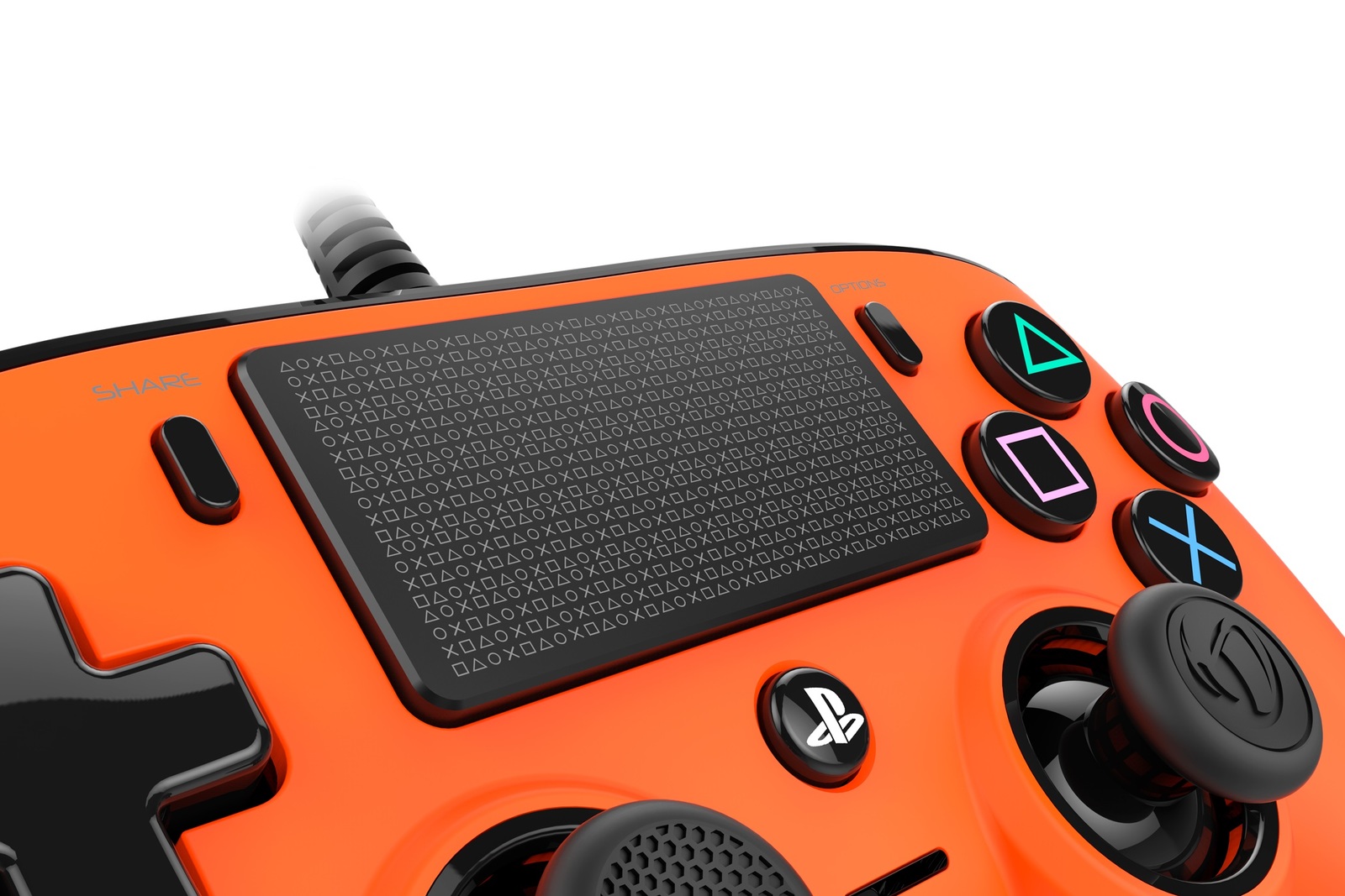 Nacon PS4 Wired Gaming Controller - Orange on PS4