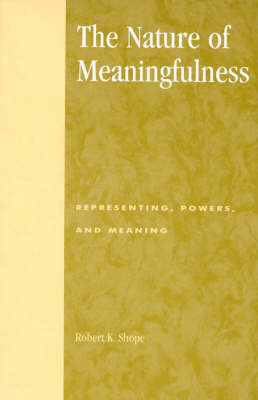 The Nature of Meaningfulness by Robert K. Shope image