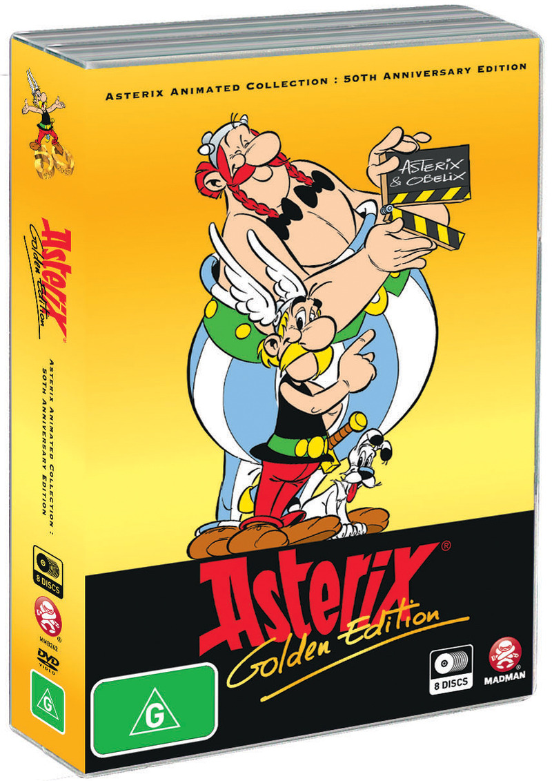 Asterix Animated Collection - Golden Edition on DVD