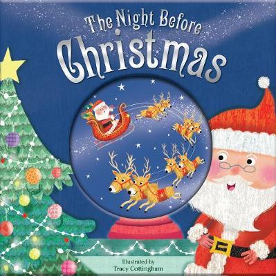 The Night Before Christmas Christmas Glitter Globe Book image
