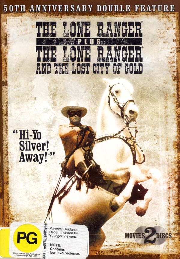 Lone Ranger 50th Anniversary, The - Double Feature (2 DVD) on DVD image
