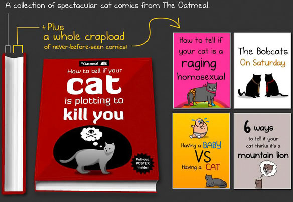 How to Tell If Your Cat is Plotting to Kill You by The Oatmeal