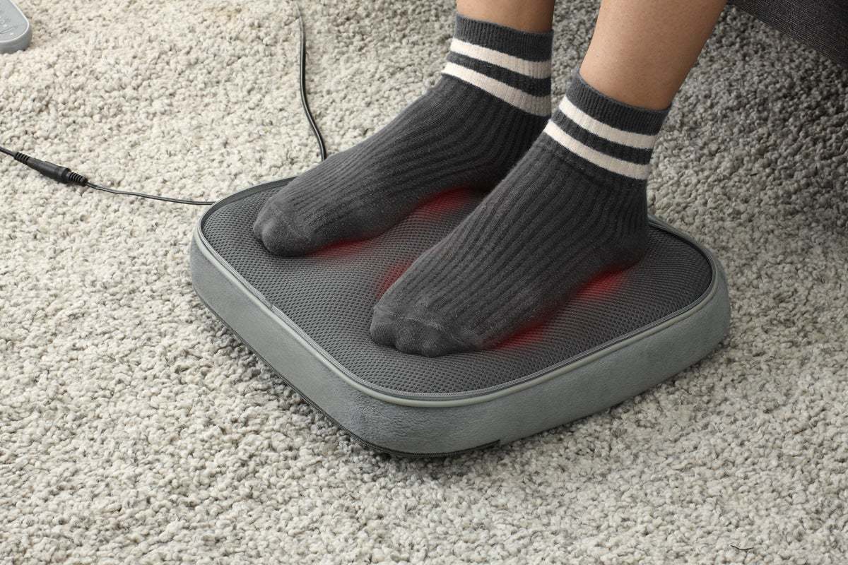 Ape Basics Heated 2-in-1 Shiatsu Foot And Back Massager image