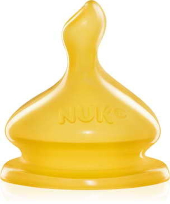 NUK: First Choice - Latex Teats - Size 2 Medium hole - 2pk image