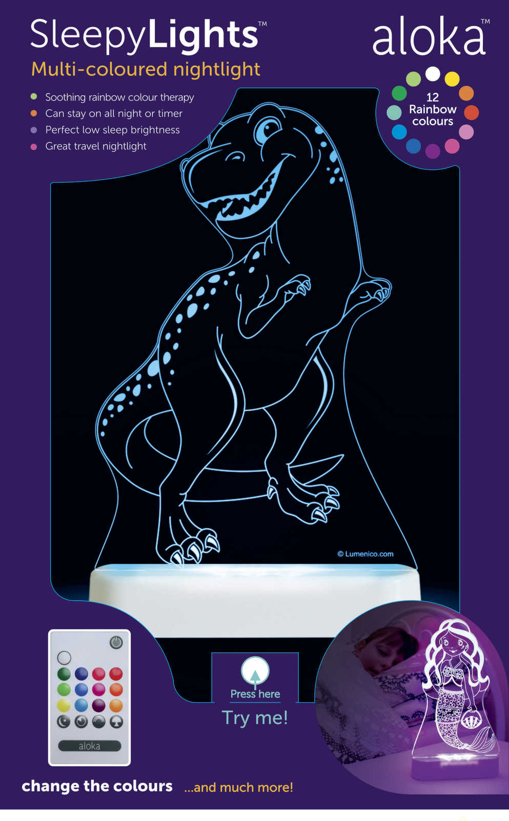 Aloka: Night Light - T-Rex