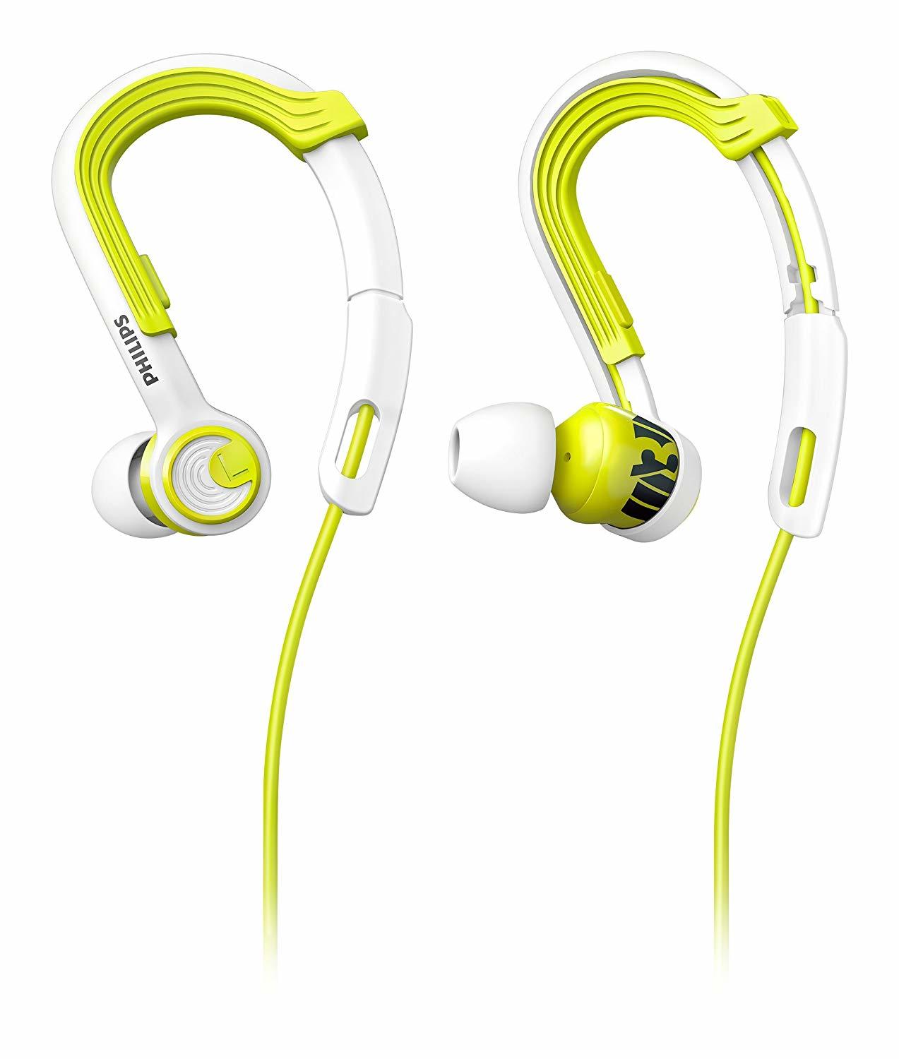 Philips Action Fit Sport Headphones (Lime/White)