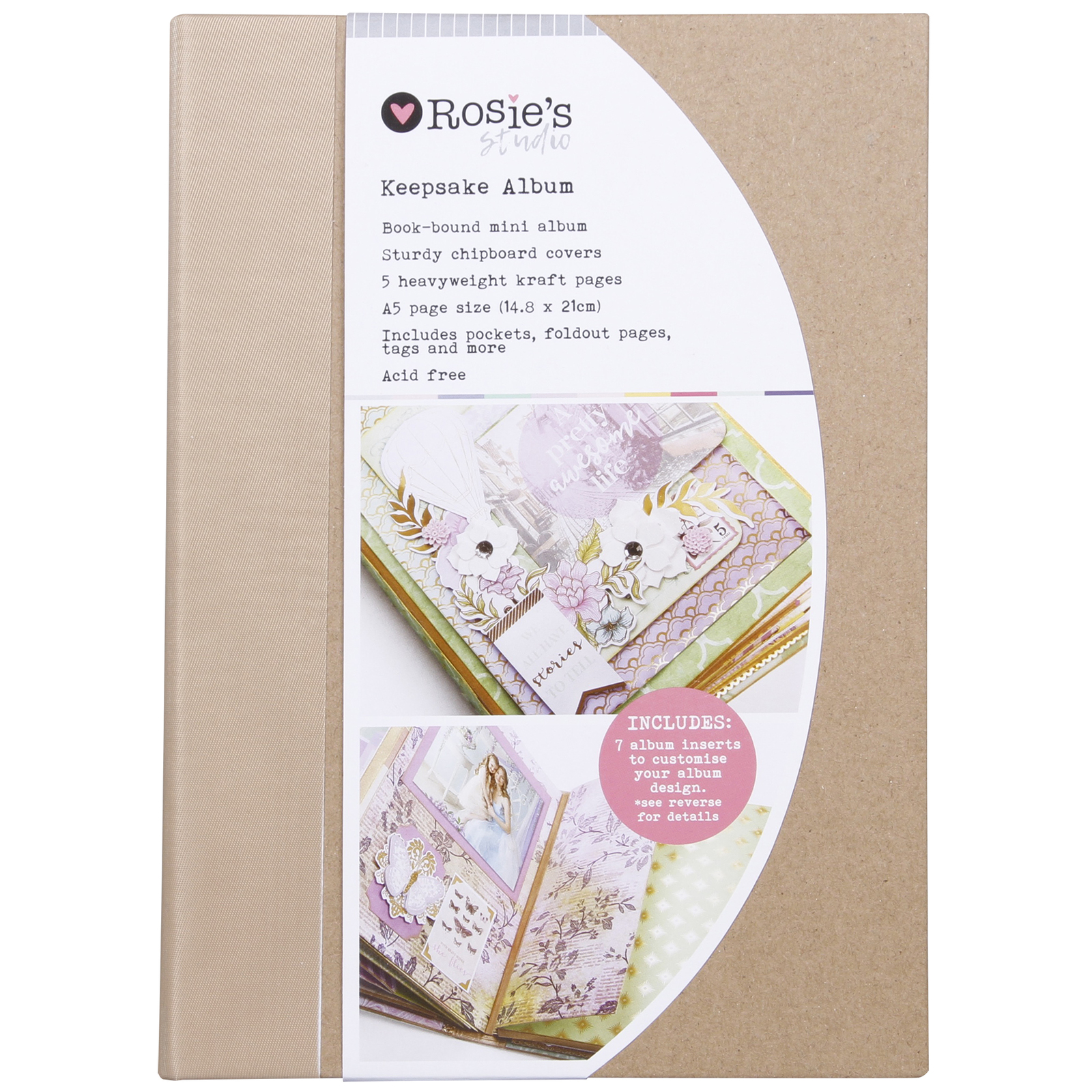 Rosie's Studio: Keepsake Album & Accessory Set - (A5) image