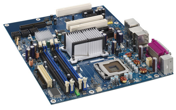 Intel Box Motherboard DG965WHMKR ATX Viiv Gig Raid + HP Deskjet D2360 Printer image