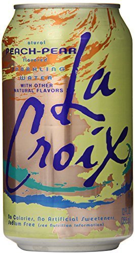La Croix Sparkling Water - Peach-Pear 355ml Can (12 Pack) image