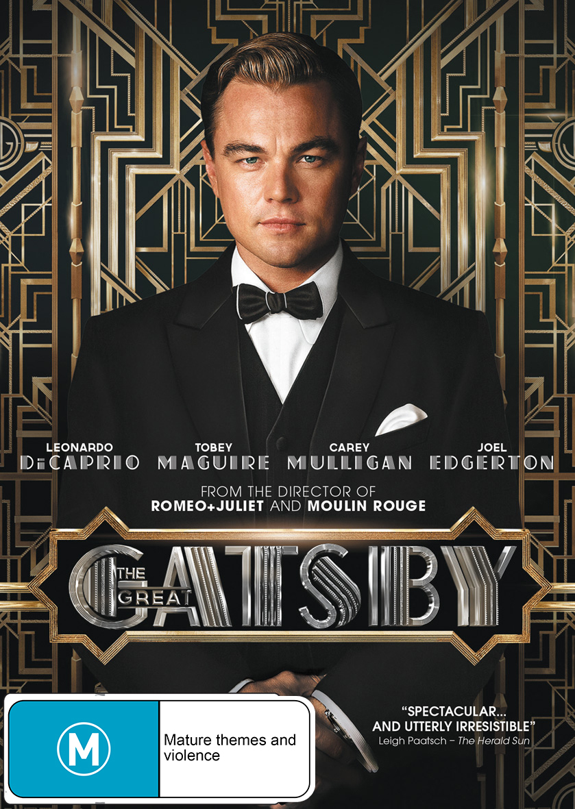 The Great Gatsby on DVD image