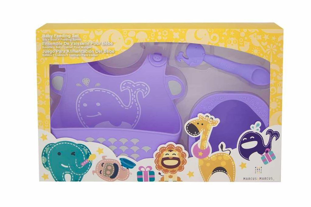 Marcus & Marcus: Baby Feeding Set - Whale image