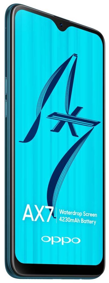 OPPO AX7 Smartphone Glaze Blue image