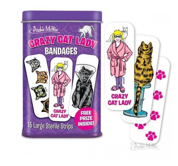 Archie McPhee - Crazy Cat Lady Bandages image