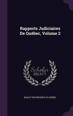 Rapports Judiciaires de Quebec, Volume 2 image