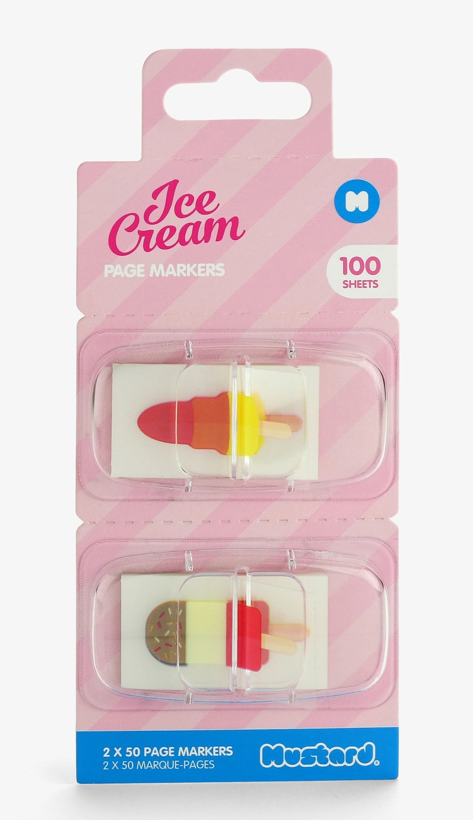 Ice Cream in a Book - Themed Page Markers (100 sheets) image
