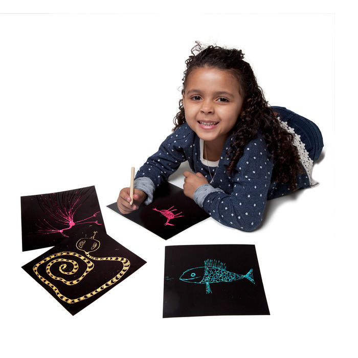 Buy Holographic Foil Scratch Paper Art at Mighty Ape Australia