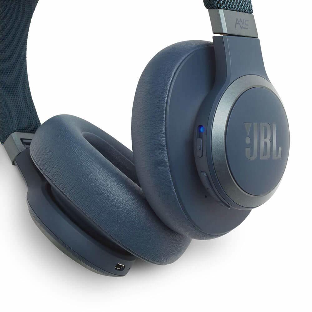 JBL Live 650 Noise-Cancelling Bluetooth Headphones - Blue | at Mighty ...