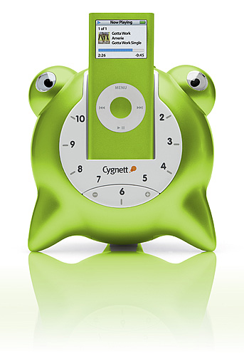 Cygnett GROOVETOONS - GREEN - IPOD NANO 2G SPEAKER DOCK