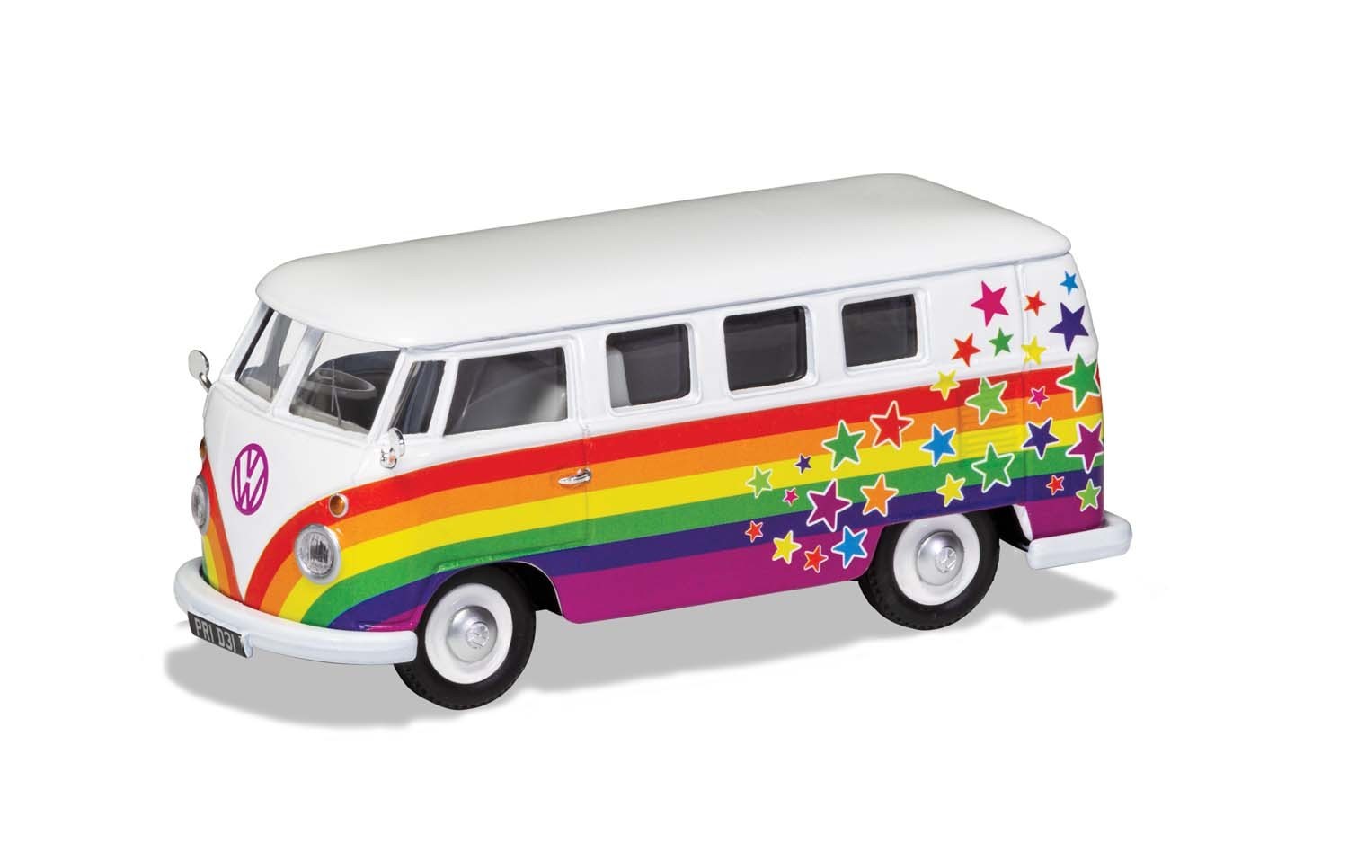 Corgi: 1/43 VW Camper "Peace, Love and Wishes" image