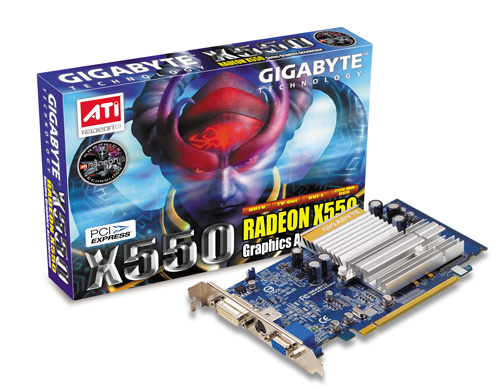 Gigabyte Graphics Card Radeon X550 256MB PCIE image