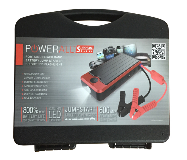 CAR Charger adapter for PowerAll Supreme PBJS16000 RS Portable Jump starter