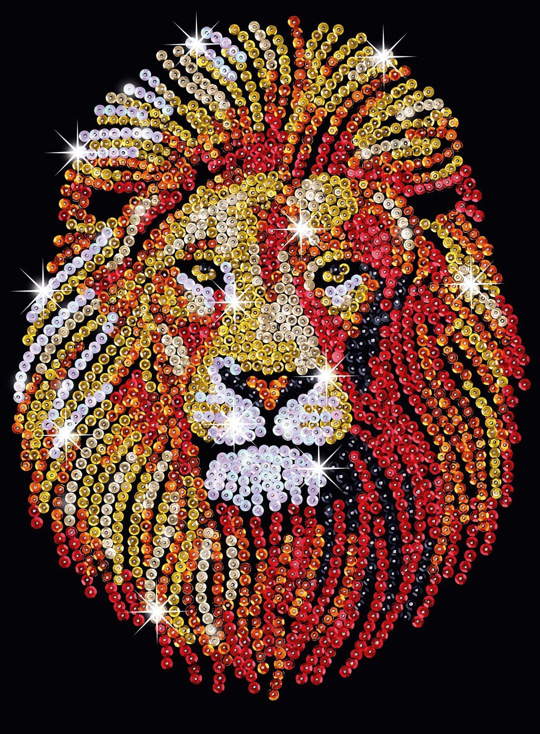 Sequin Art - Lion image