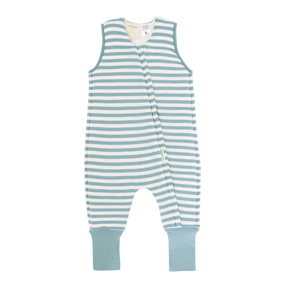 Woolbabe: Duvet Sleeping Suit - Tide (3 Years) image