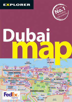 Dubai Map on Paperback by Explorer Publishing and Distribution