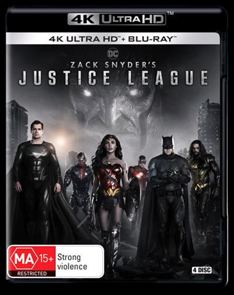 Zack Snyder's Justice League (4K UHD + Blu-Ray) on UHD Blu-ray