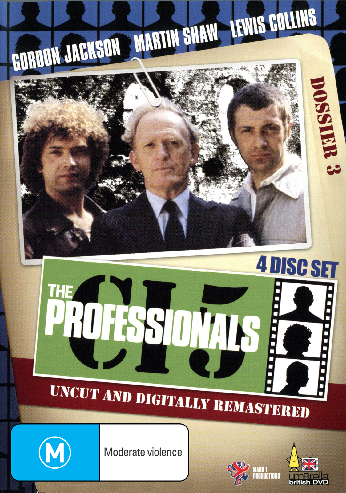 The Professionals - Dossier 3 (4 Disc Box Set) on DVD