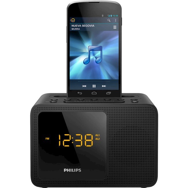 Philips Bluetooth Clock Radio with USB Charge at Mighty Ape NZ