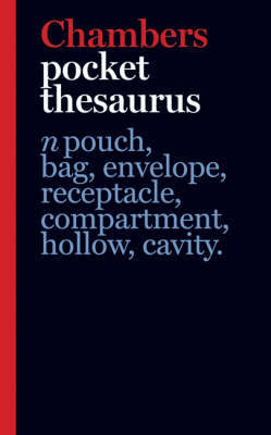 Chambers Pocket Thesaurus on Hardback