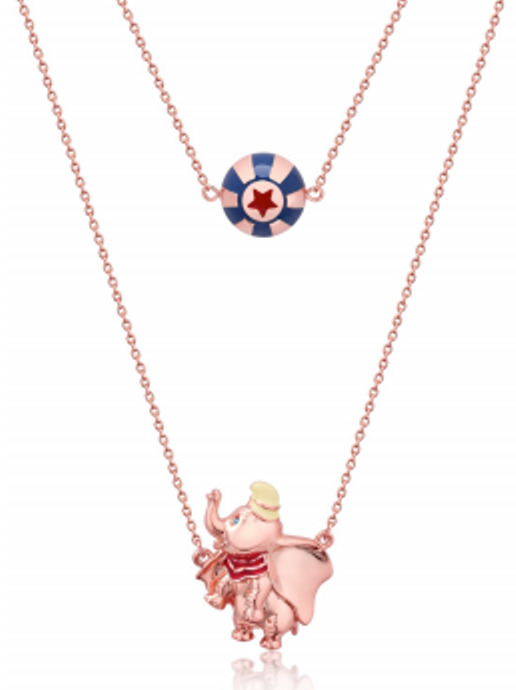 Couture Kingdom: Disney Dumbo Circus Ball Necklace - Rose Gold image