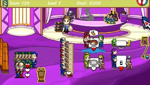 Diner Dash on PSP