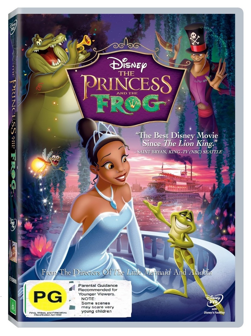 The Princess and the Frog on DVD