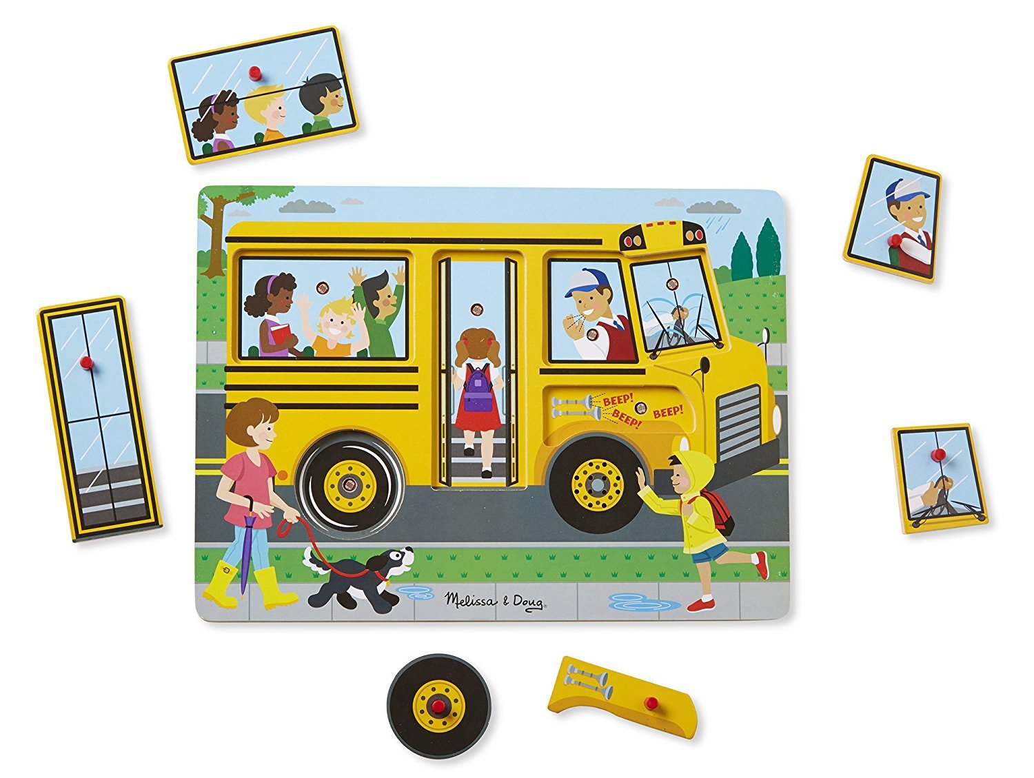 Melissa & Doug: The Wheels on the Bus - Sound Puzzle image