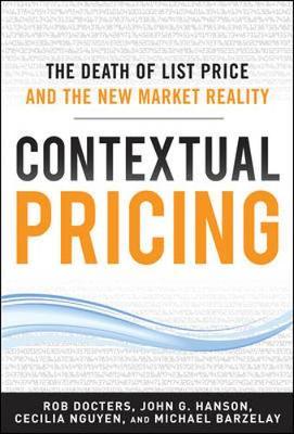 Contextual Pricing: The Death of List Price and the New Market Reality by Michael Barzelay image