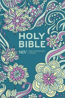 NIV Pocket Floral Hardback Bible by New International Version image