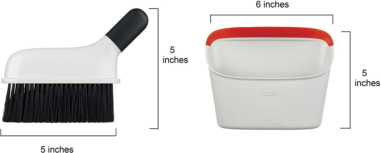 OXO Good Grips Compact Dustpan and Brush Set at Mighty Ape Australia