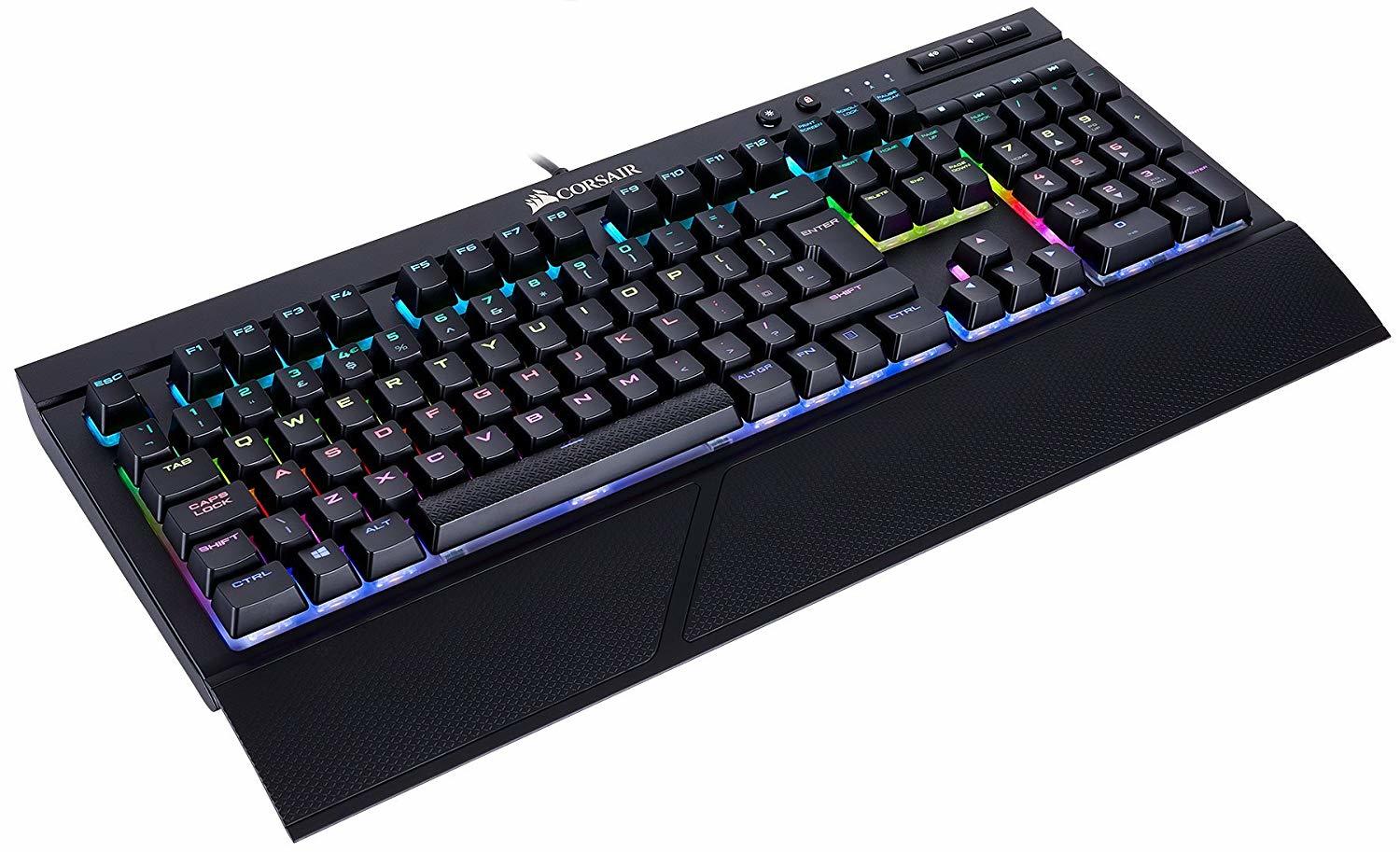 Corsair K68 RGB Mechanical Gaming Keyboard (Cherry MX Red) for PC image