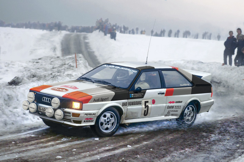 Italeri 1/24 Audi Quattro Rally - Model Kit image