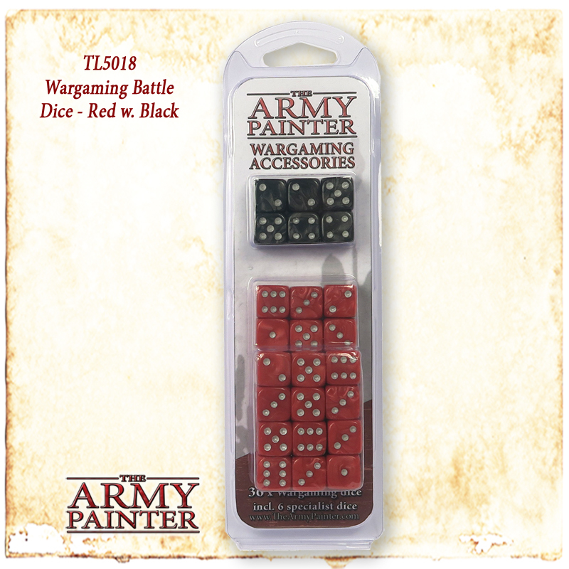 Army Painter Wargamer Dice: Red