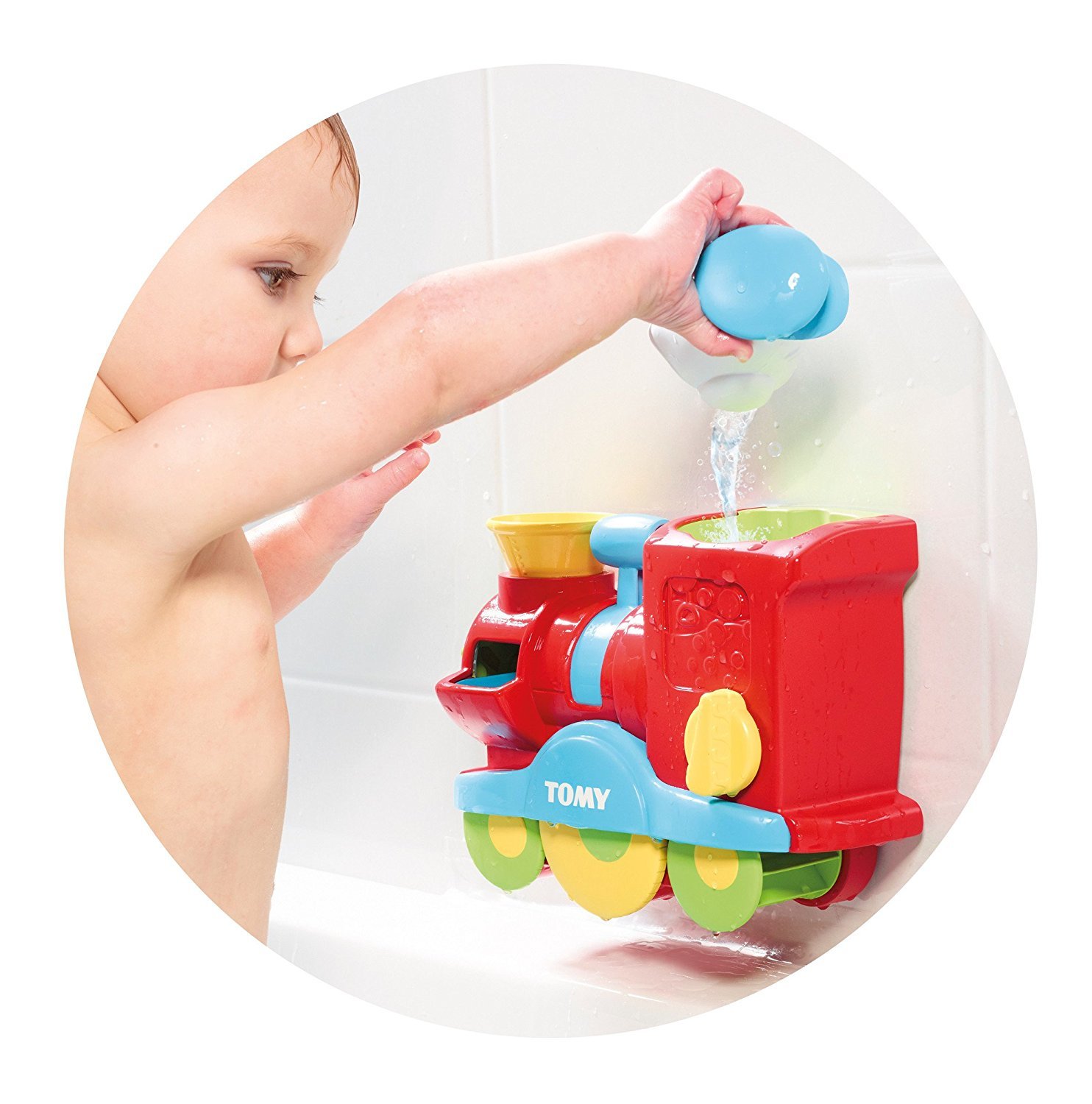 Tomy Toomies: Bubble Blast Train - Bath Toy image