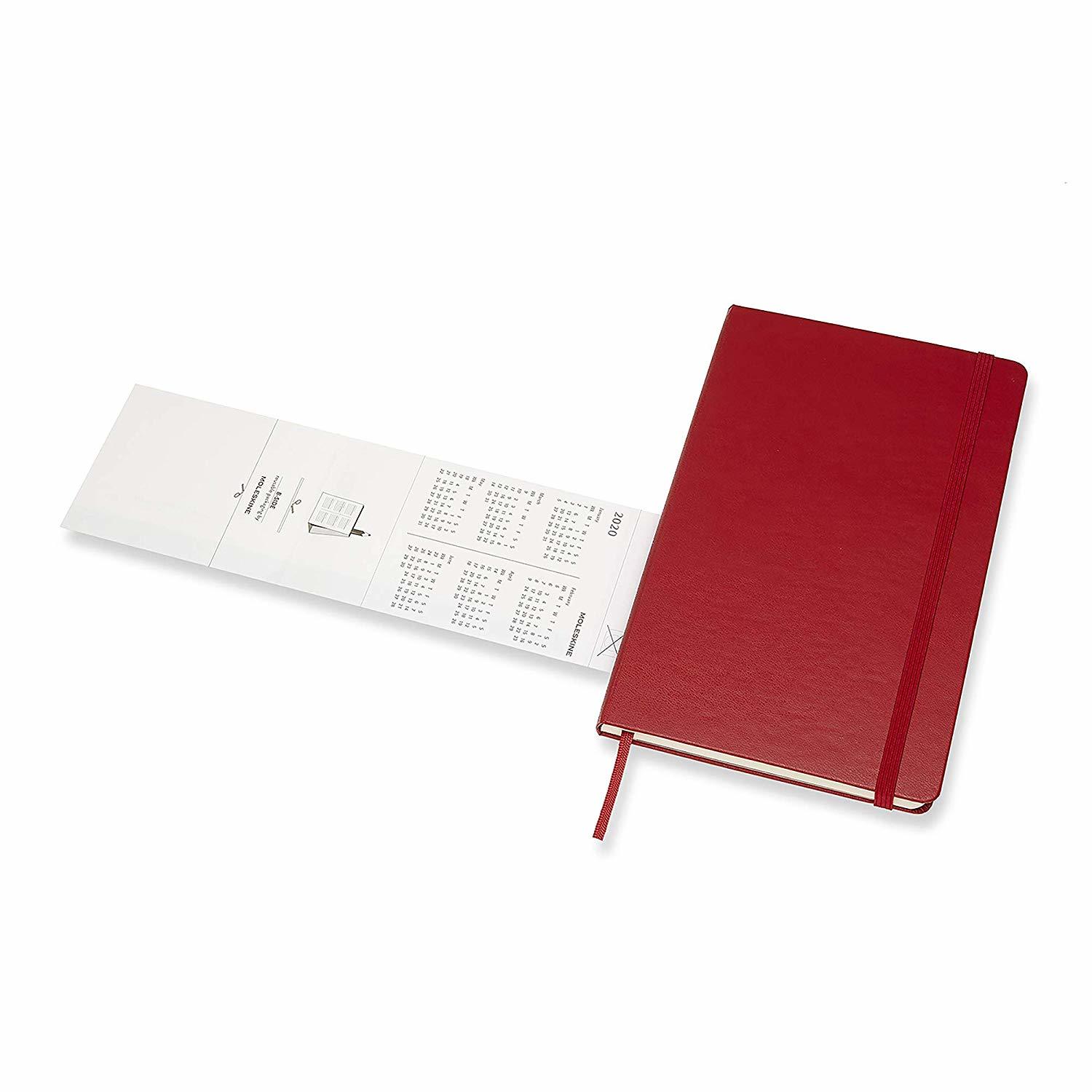 Moleskine: 2020 Diary Large Hard Cover 12 Month Weekly - Scarlet Red