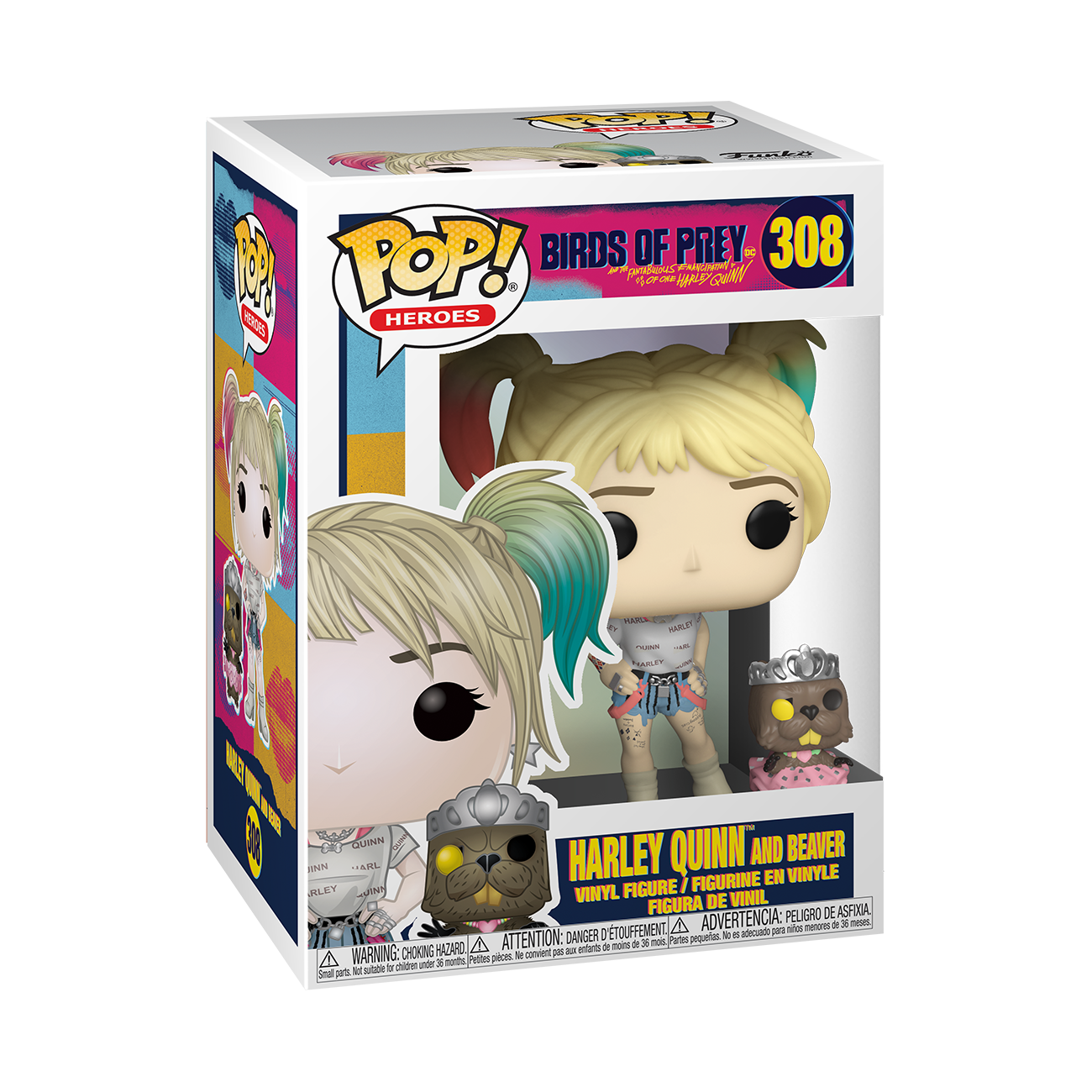 Birds of Prey - Harley (with Beaver) Pop! Vinyl Figure image