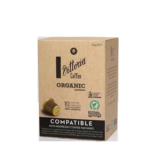 Vittoria Organic Espresso Coffee Capsules image