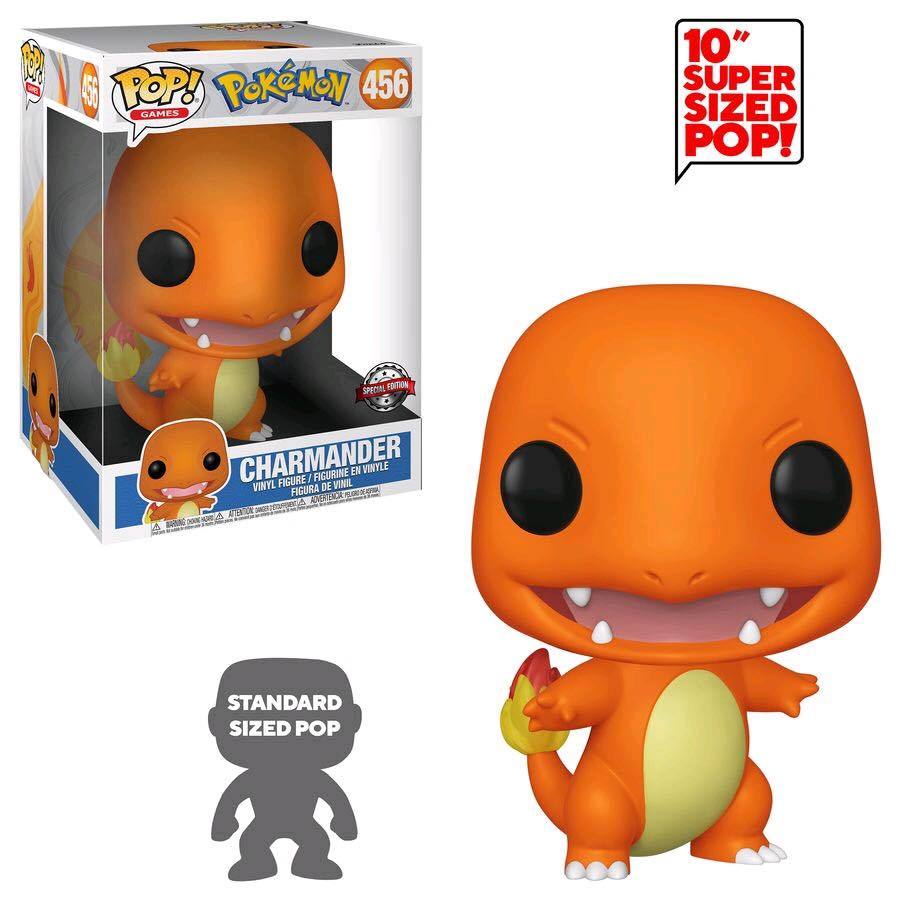 Pokemon: Charmander – 10" Super Sized Pop! Vinyl Figure image
