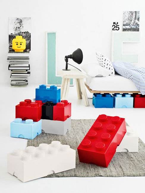 Lego Storage Brick 4 White At Mighty Ape Nz
