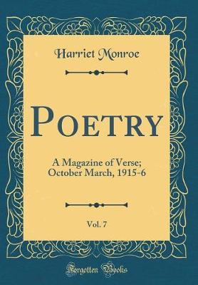 Poetry, Vol. 7 by Harriet Monroe image