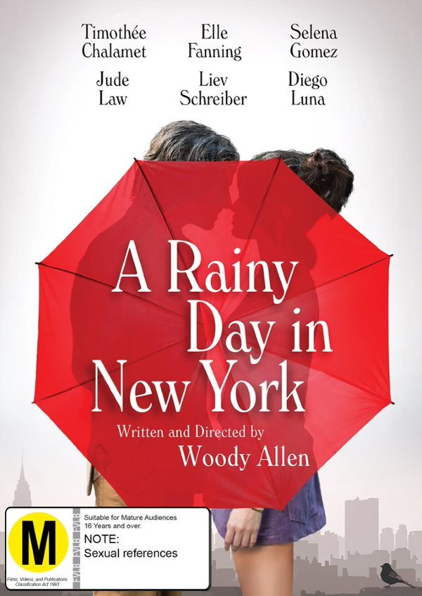 A Rainy Day In New York on DVD